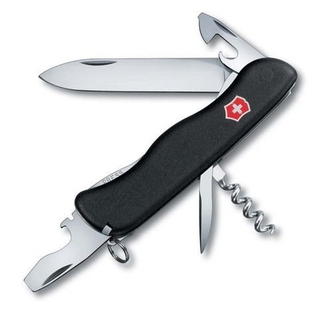 Нож Victorinox Picknicker, 111 мм, 11 функций, черный