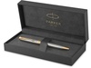 Ручка шариковая «Parker Sonnet Core Stainless Steel GT», серебристый/золотистый для бизнеса