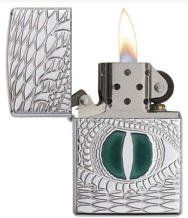 Зажигалка Zippo Armor™ с покрытием High Polish Chrome, латунь/сталь, серебристая, 36x12x56 мм