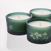Набор ароматических свечей Сенто (Sento), зеленый