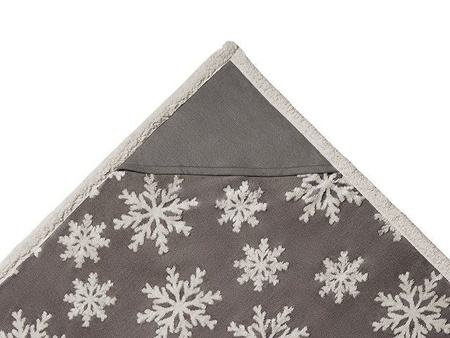 Плед Snowflake новогодний с логотипом компании. Цена 2 390 ₽. Артикул AROA836530