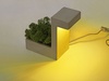 Настольная лампа из бетона "Blok Lamp" для бизнеса