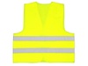 Жилет со светоотражателями "Неон", неоновый желтый с логотипом компании. Цена 567 ₽. Артикул AROA417258