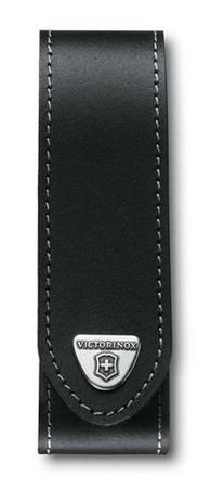 Чехол кожаный Victorinox, чёрный, для RangerGrip 130 мм, на липучке