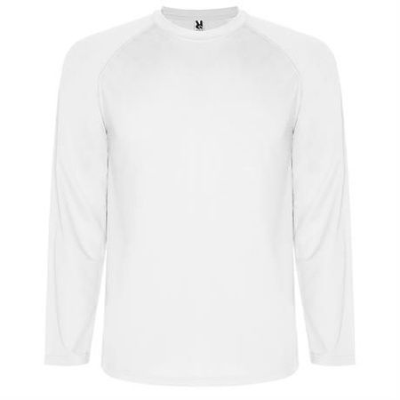 Спортивная футболка MONTECARLO L/S мужская, БЕЛЫЙ XL