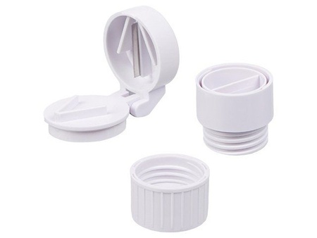 Футляр для мелочей с измельчителем "Avicenna", белый с логотипом компании. Цена 171 ₽. Артикул AROA739556