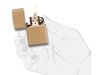 Зажигалка ZIPPO с покрытием Brushed Brass, латунь/сталь, золотистая, матовая, 38x13x57 мм для бизнеса