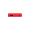 Внешний аккумулятор Ларго PD (Largo PD) 5000mAh с функцией беспроводной зарядки 15W, красный