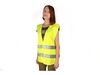 Жилет со светоотражателями "Неон", неоновый желтый с логотипом компании. Цена 567 ₽. Артикул AROA417258
