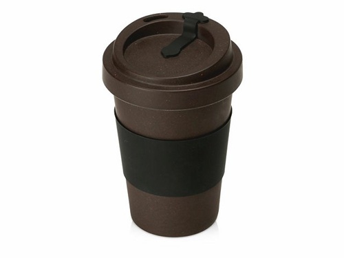 Стакан из кофе с силиконовой манжетой «Latte» для бизнеса