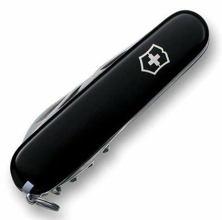 Нож Victorinox Spartan, 91 мм, 12 функций, черный, в блистере