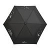 Зонт складной Filton, черный (с функцией Safety System)