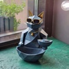 Статуэтка хранитель Кот фантазер, изумрудный для бизнеса