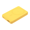 Внешний аккумулятор Ларго PD (Largo PD) 5000mAh с функцией беспроводной зарядки 15W, желтый