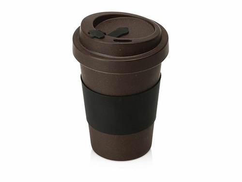 Стакан из кофе с силиконовой манжетой «Latte» для бизнеса