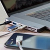 USB-C адаптер для MacBook 7-в-1, серебро, Deppa для бизнеса