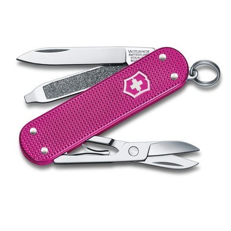 Нож-брелок Victorinox Classic SD Alox Colors, 58 мм, 5 функций, "Flamingo Party"