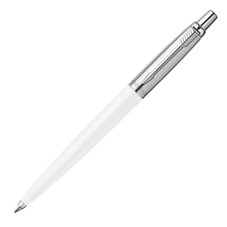 Parker Jotter Original - White Chrome CT, шариковая ручка, M, подар.кор.