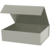 Подарочная коробка-трансформер большая, серая