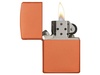 Зажигалка ZIPPO Classic с покрытием Orange Matte, латунь/сталь, оранжевая, матовая, 38x13x57 мм для бизнеса