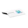 Флешка Card 16 Гб, белая для бизнеса