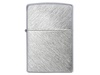 Зажигалка ZIPPO с покрытием Herringbone Sweep, латунь/сталь, серебристая, матовая, 38x13x57 мм для бизнеса