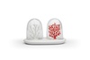 Солонка и перечница Coral Bleaching с логотипом компании. Цена 1 498 ₽. Артикул ARDNQL10321-WH-RD