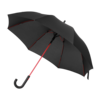 Зонт-трость Квантум (Quantum), черный/красный