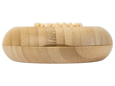 Расческа с зеркалом из бамбука "Daisy", натуральный с логотипом компании. Цена 390 ₽. Артикул AROA949511