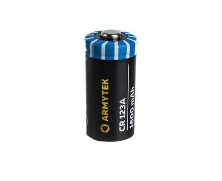 Батарея Armytek CR123A lithium 1600mAh, PTC защита