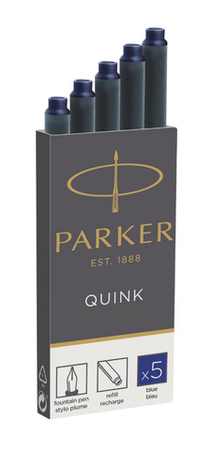 Parker Чернила (картридж) "Cartridge Quink" синие, 5шт., блистер